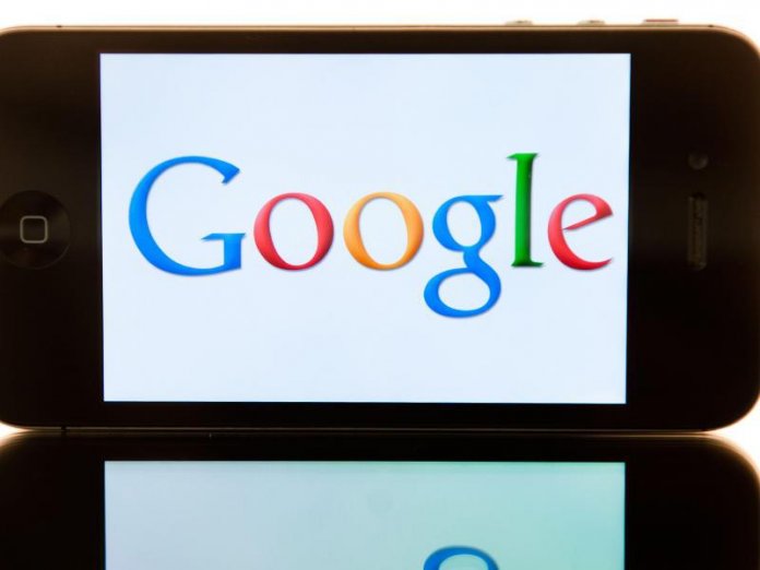 Handy zeigt Google-Logo
