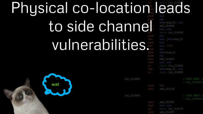 Side-Channel-Angriffe über löchrige VMs