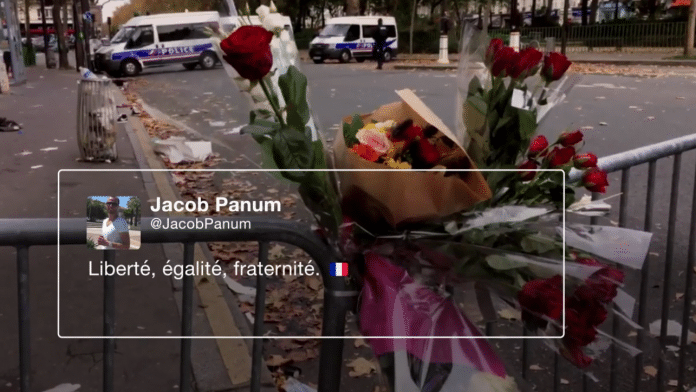 Ein Tweet nach einem Paris-Attentat