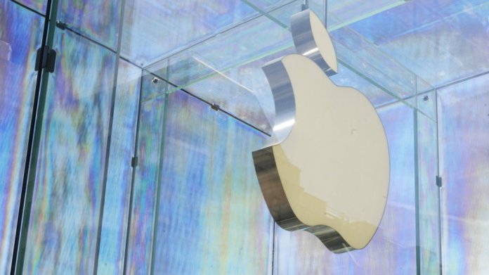 Apple-Logo von hinten