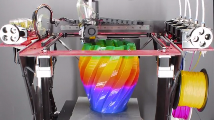 3D-Druck mit Mischfarben