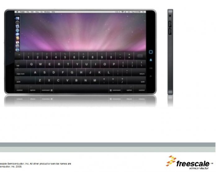 Netbook mit Touchscreen und Mac OS
