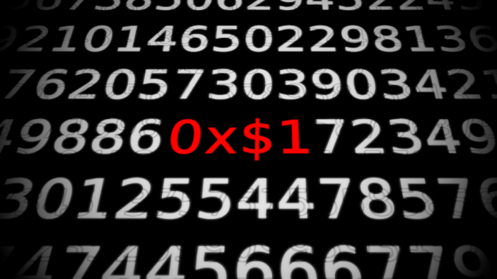 Zahlen, bitte! 0x$1, der hexadezimale Dollar