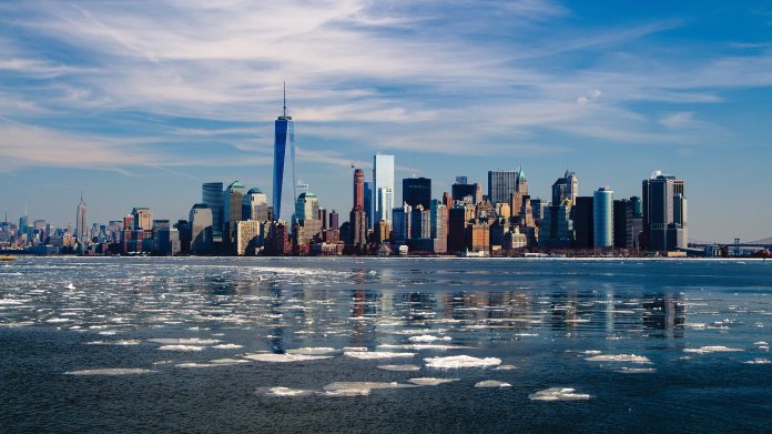 Blick auf Manhattan