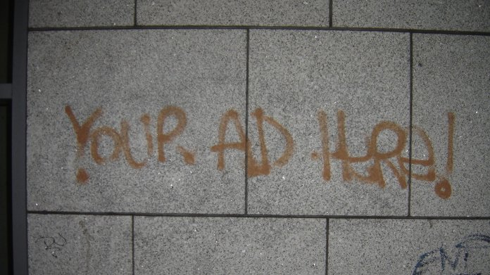 Graffiti "Your Ad Here!"