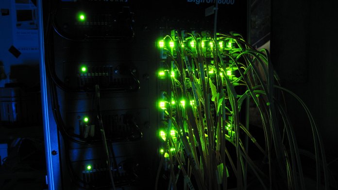 Netzwerk, Kabel, Switch, Foundry Networks