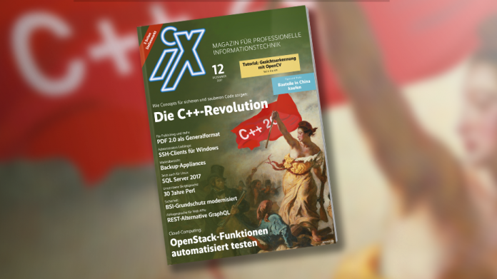 iX 12/2017: Die C++20-Revolution