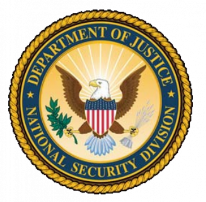 Wappen US Department of Justice - National Security Division