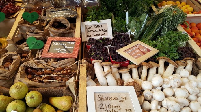Wochenmarkt, Gemüse