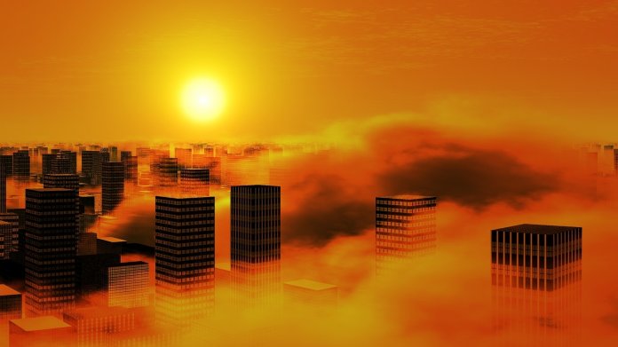 Stadt, Sonne, Klimawandel