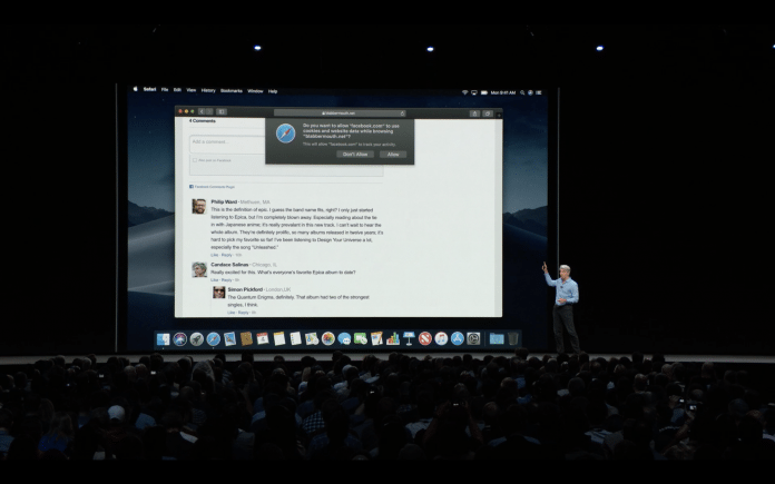 Apple macht keinen Hehl daraus, dass sich die verbesserte Anti-Tracking-Funktion besonders gegen Facebook richtet.