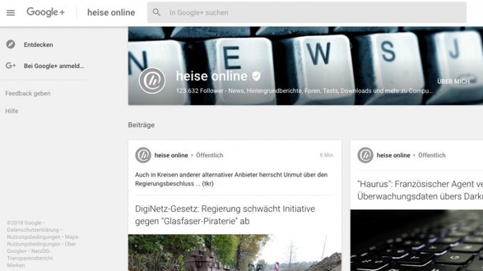 Soziale Netzwerke: Google stellt Google+ ein