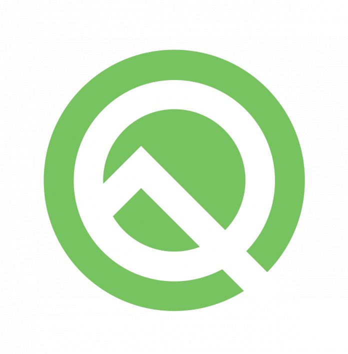 Das Logo von Android Q
