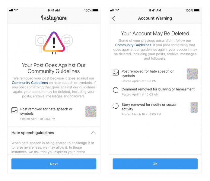 &quot;Dein Account wird vielleicht gelöscht&quot;: Instagram informiert Nutzer künftig bereits vor einer möglichen Account-Stilllegung.