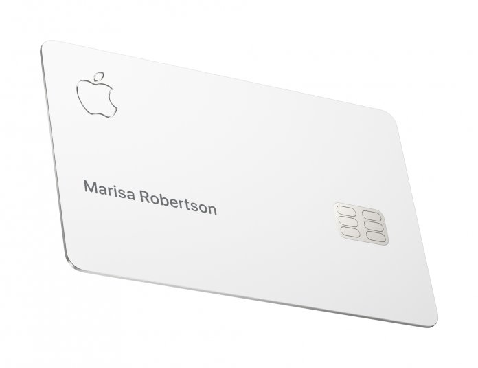Die physische Apple-Kreditkarte kommt ohne typische Merkmale wie eine aufgedruckte Kreditkartennummer aus.