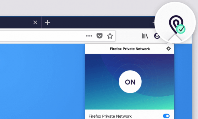 An oder aus: Das &quot;Firefox Private Network&quot; lässt sich einfach bedienen.