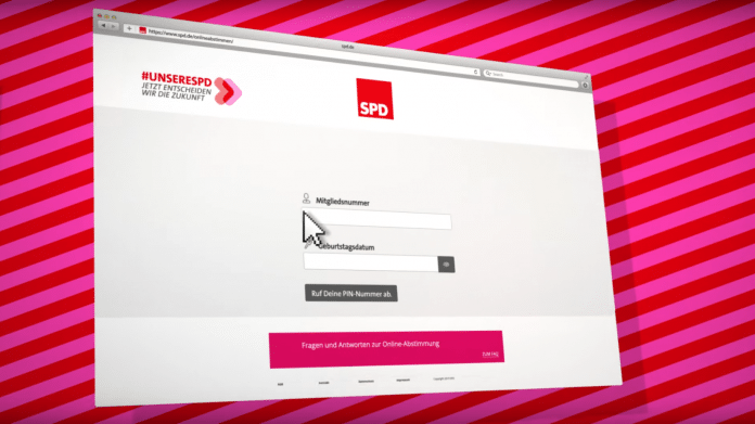 Onlineabstimmung der SPD zum neuen Parteivorsitz