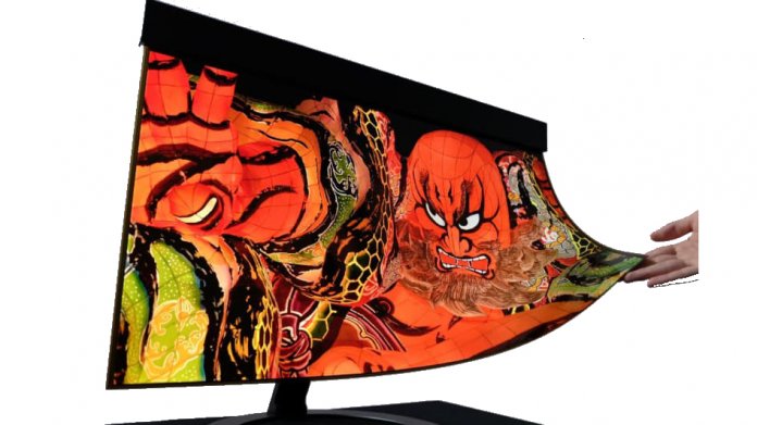 OLED-Monitor zum Aufrollen