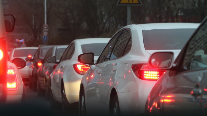 Auto, Verkehr, Stadt, Stau