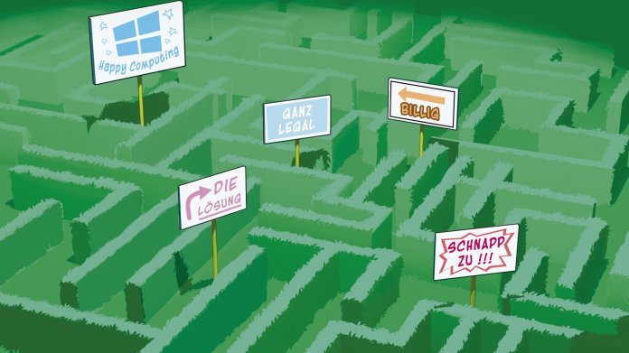 Geld sparen beim Windows-Kauf