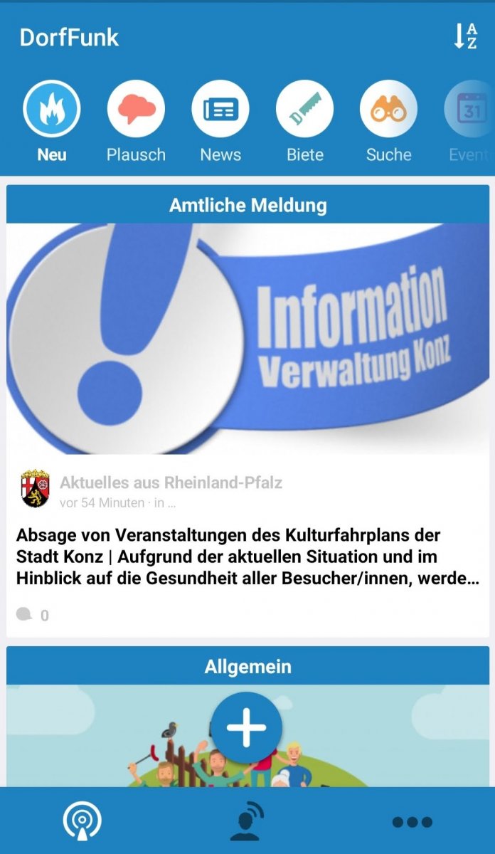 Dorf-App für ganz Rheinland-Pfalz