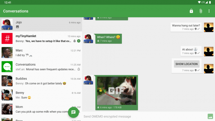 Conversations: Open-Source-Messenger mit Audio- und Videoanruf