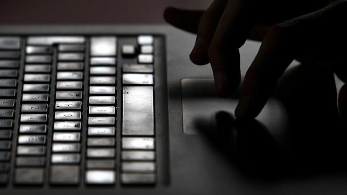 Tastatur eines Laptops