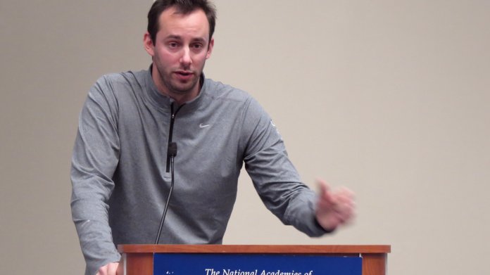 Anthony Levandowski an Rednerpult