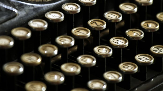 Schreibmaschine, Tastatur, Keyboard, Digitalisierung