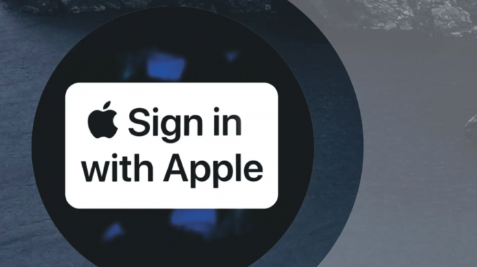 Mit Apple anmelden