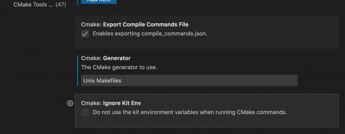 Unter CMake Generator ist das genutzte make-Tool einzutragen