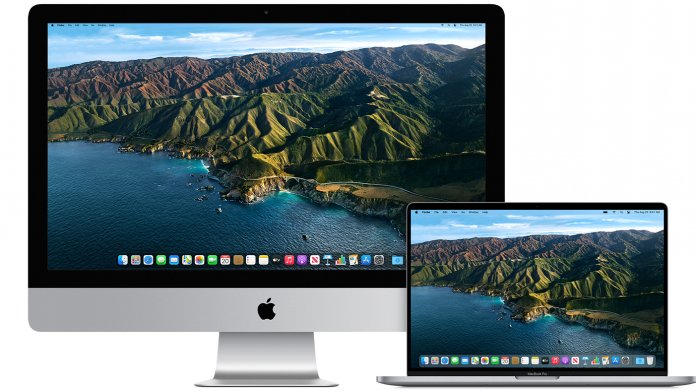 Zwei Macs mit Big Sur
