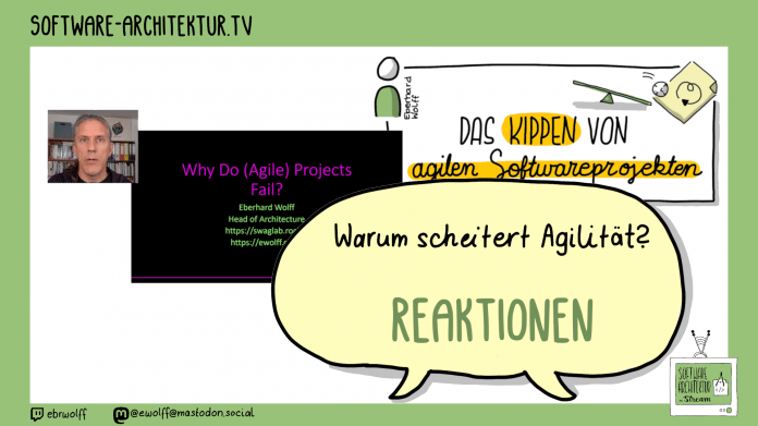 Neue Folge zu software-architektur.tv zum Thema Scheitern der Agilität
