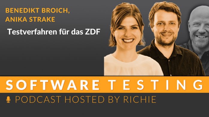 Cover des Podcasts Software Testing von Richard Seidl; Thema diesmal: Testautomatisierung beim ZDF