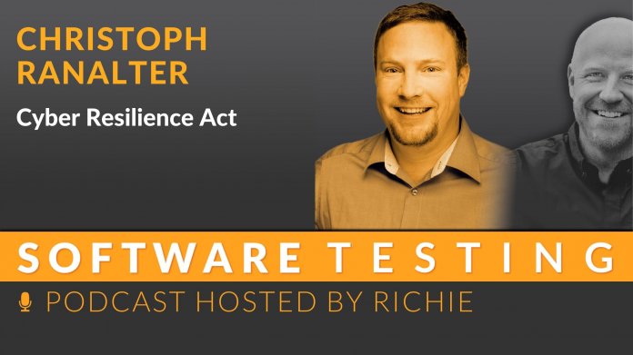 Cover des Podcasts Software Testing von Richard Seidl; Thema diesmal: Umsetzung des Cyber Resilience Act (CRA)