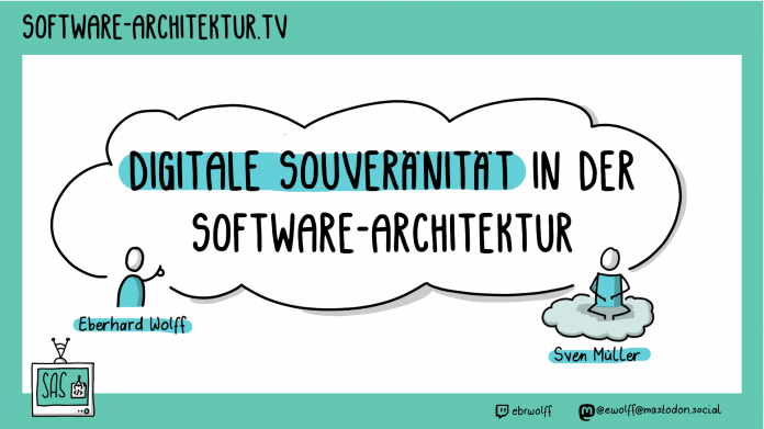 Logo software-architektur.tv: Digitale Souveränität in der Softwarearchitektur mit Sven Müller