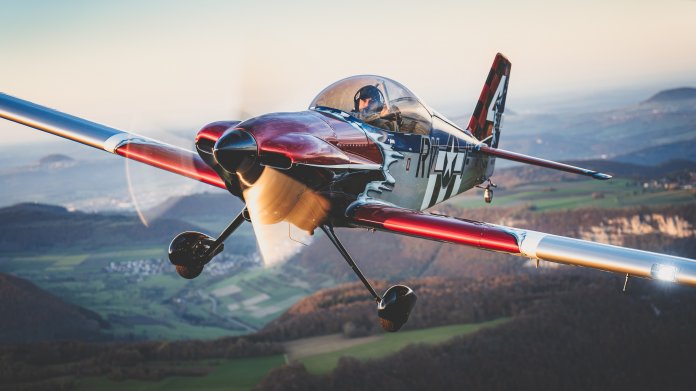 Flugzeug in der Luft fotografieren