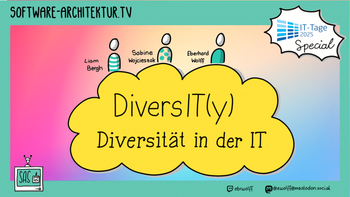 Logo software-architektur.tv: DiversIT(y) – Diversität in der IT