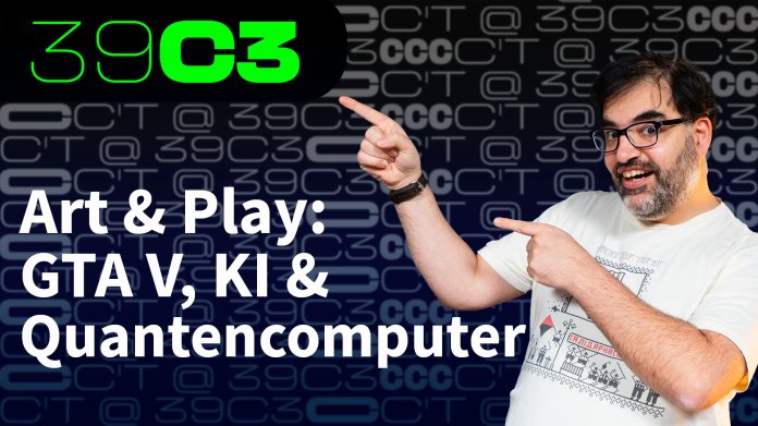 39C3: Art & Play: GTA KI, GTA V und Quantencomputer