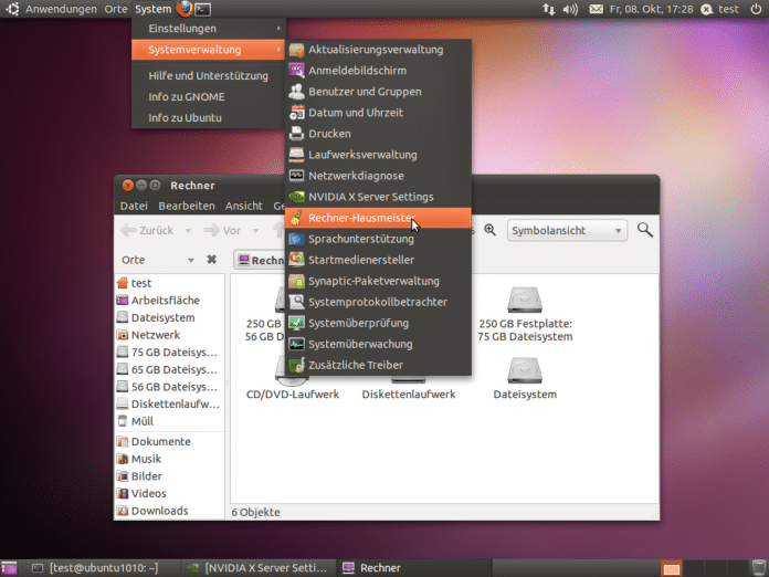 ubuntu 10.10 desktop