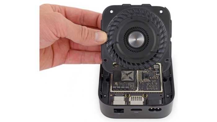 Unterbau des Apple TV 4K.