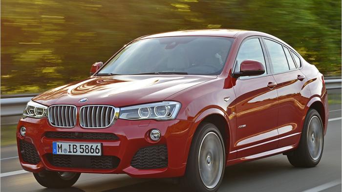 Trend-Mobil: Der neue X4 mischt SUV- mit Coupé-Elementen.
