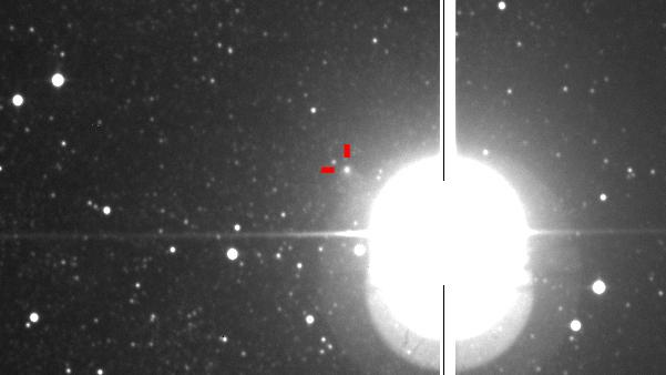 Komet rast in Rekordnähe am Mars vorbei