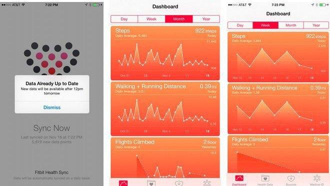 fitbit and apple health