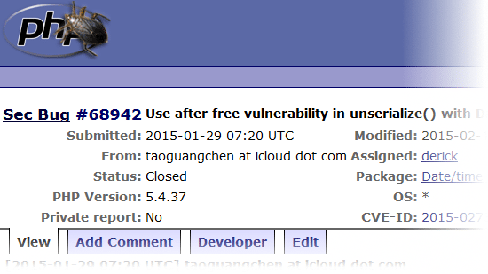 Wichtige Sicherheitsupdates für PHP