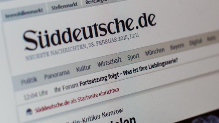 Paywall: Süddeutsche zieht im Internet Bezahlschrank hoch