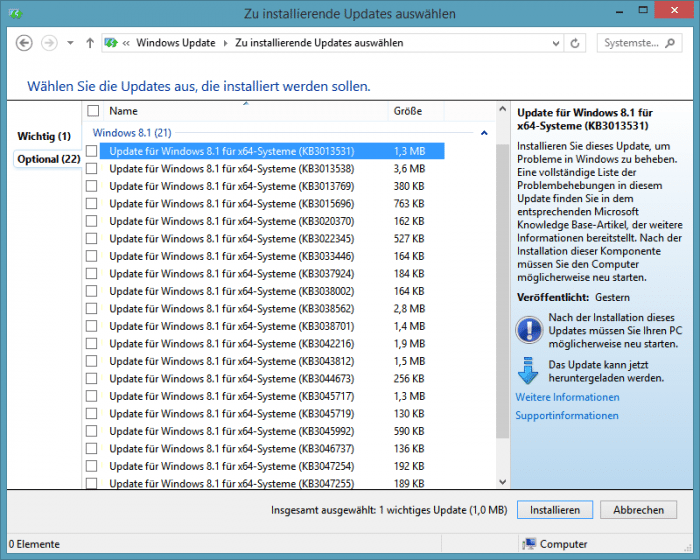 Microsoft veröffentlicht über 20 Updates außer der Reihe