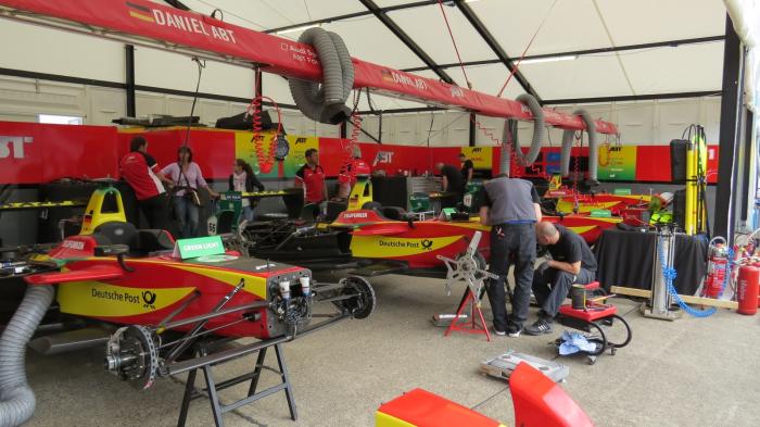 Die Formula E in Rennaktion