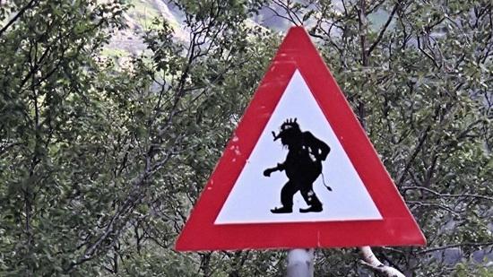 Troll-Schild