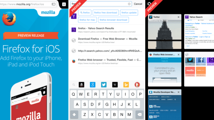 Firefox für iOS 